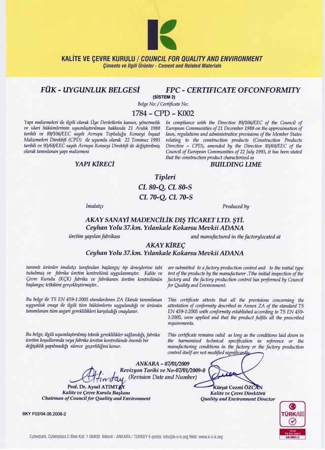 CE Certificate